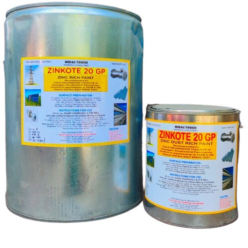 Zinkote 20 Gp Zinc Dust Rich Paint Application Domestic Use at Best