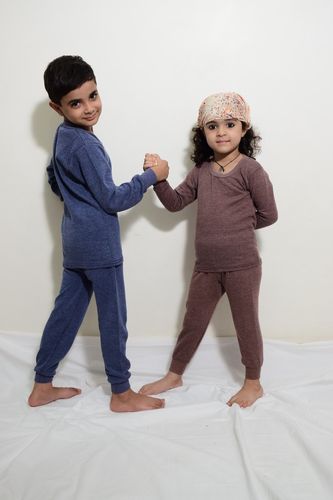 Unisex Warm Cotton Blend Thermal Pajamas at Rs 100/piece in Delhi