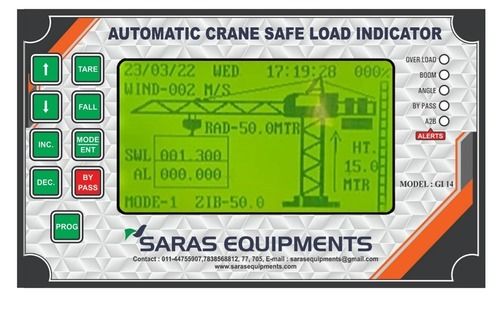 Automatic Crane Safe Load Indicators For Crawler Application: Industrial