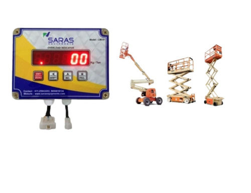 Red Automatic Safe Load Indicator For Scissor Lift Crane