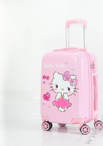 Pink Colored Designer Luggage Trolley Size: Various Sizes Are Available