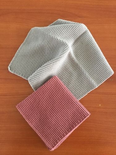 Organic Knitted Dishcloths And Kitchen Towels