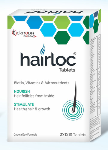 Hair Treatment Products Hairloc Tablet With 24 Months Shelf Life