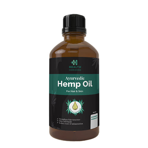 Ayurvedic Hemp Oil (Cold Pressed) For Hair And Skin