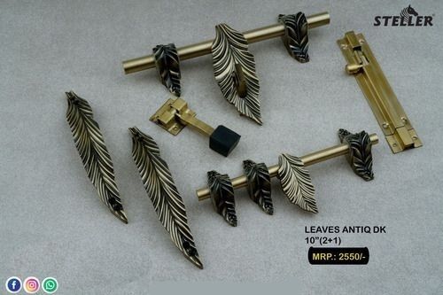 Leaves W.m. Antique Door Fitting Kit