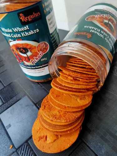 ताजा स्वाद साबुत गेहूं का भुना हुआ सिक्का खाखरा