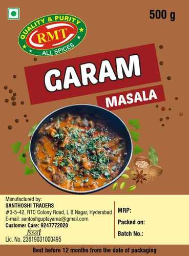 Light Brown Dried Garam Masala Powder