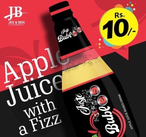 Juste Bublee Red Apple Juice