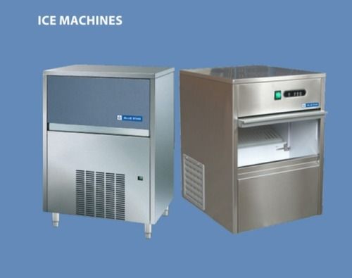 Grey Ice Cube And Ice Flake Machine