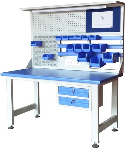 Multi Color Rectangular Shape Heavy Duty Work Station