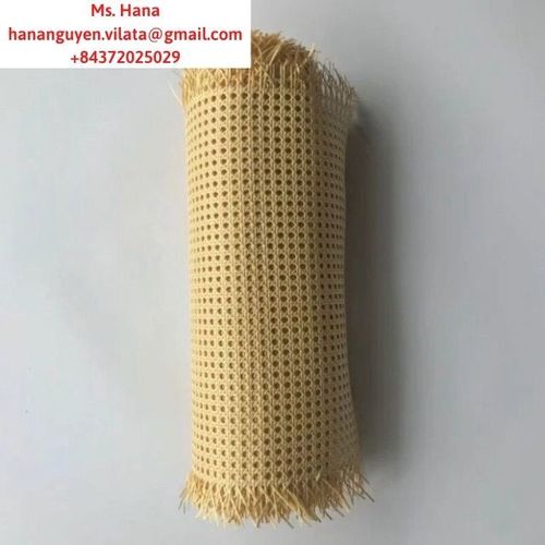 100% Natural Rattan Cane Webbing Woven Mesh Webbing Half Bleached No Assembly Required