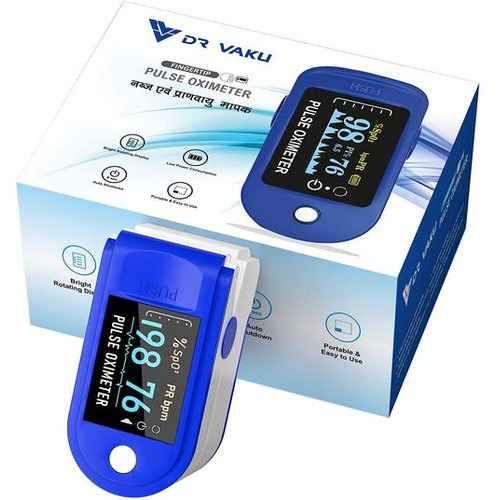 Pulse Oximeter - Premium Digital LED Display | High Accuracy, Sturdy Plastic, Battery Operated