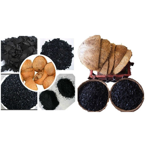 Black Coconut Shell Activated Charcoal