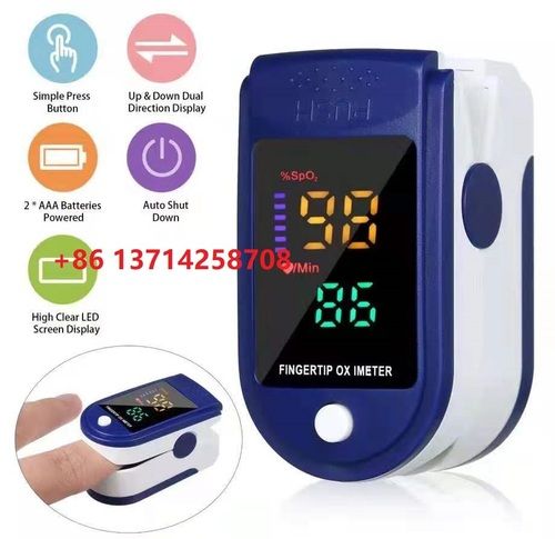 Digital Fingertip Pulse Oximeter With Led Display Power Source: Battery