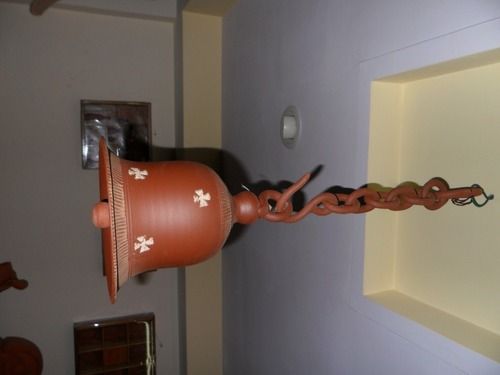 Brown Pooja Bell With 7.5 Inche Height