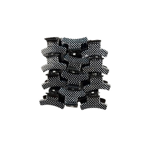 Black Hair Clip - Plastic Material, Lightweight Design , Comfortable and Durable for Easy, Long-Life Use