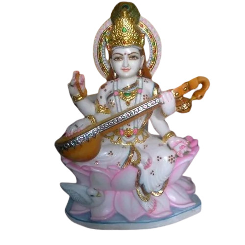 marble saraswati statue