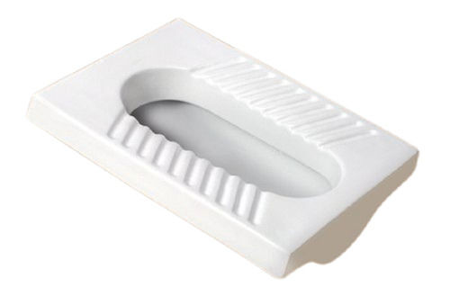 Ceramic Toilet Seat - Glossy Finish, White Color | Floor Mounted with Hard Structure Ideal for Home, Office, Hotel Usage