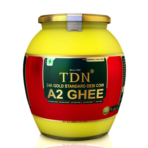 Tdn 24K Gold Standard Pure Cow Ghee-500Ml (32Oz) Age Group: Baby