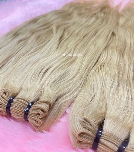 Black Natural Wavy Blonde Hair