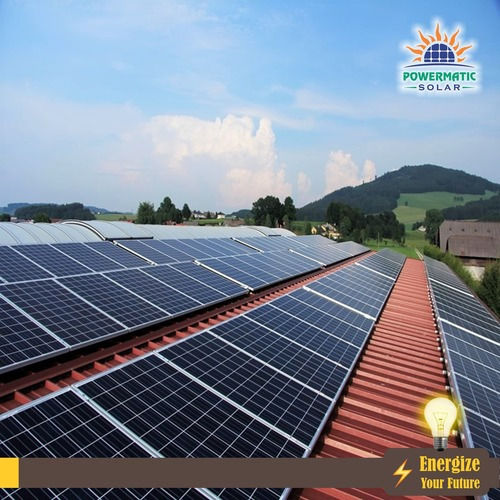 Solar Power System For Industrial With Low Maintenance System