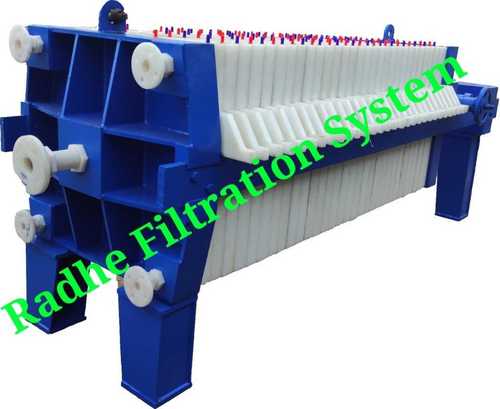 36*36 Inch 30 Plates Hydraulic Filter Press - Color: White And Blue