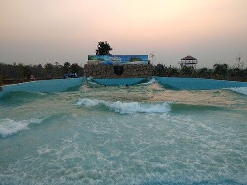 Wave Pool For Open Areas Of Buildings