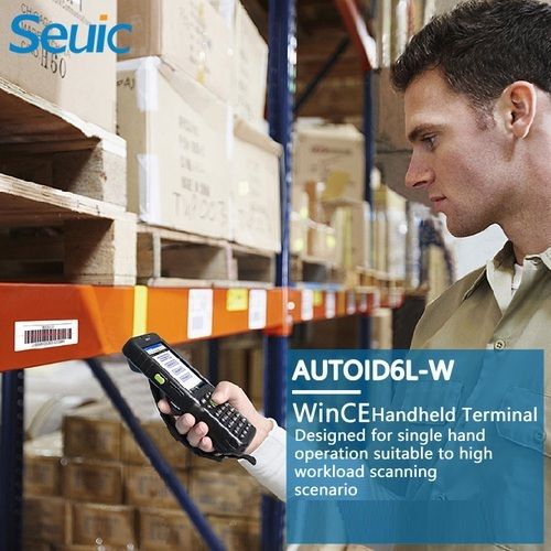 Black Seuic Autoid6L-W Wince Sturdy And Durable Industrial Handheld Terminal Mobile Computer