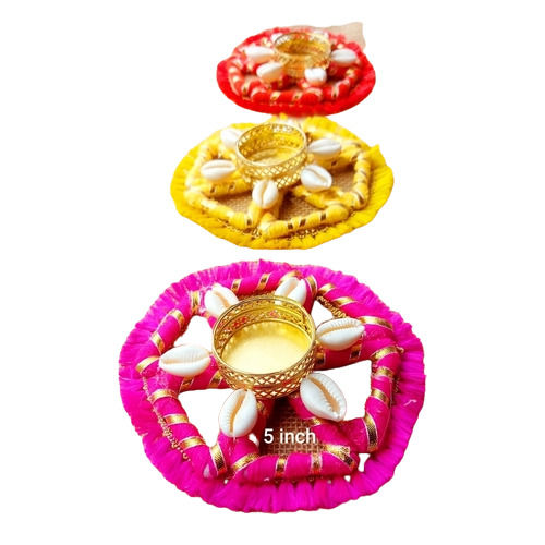 5 Inch Multicolour Decorative Diwali Diya