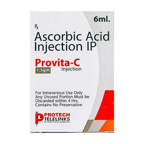  एस्कोरबिक एसिड इंजेक्शन IP Provita-C 1.5gm इंजेक्शन 