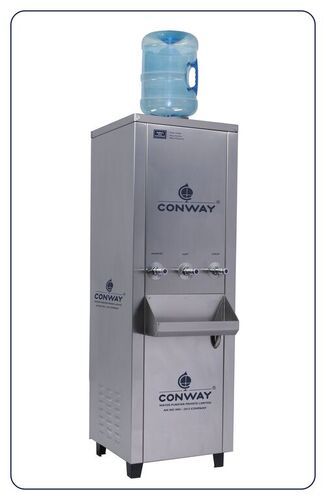 Stainless Steel 100 Lph Bottle Water Cooler And Purifier Dispenser With Nhc