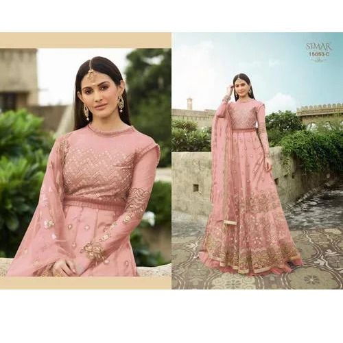 Simmer 15053 C Anarkali Suit - Color: Available In 5 Diffrent Colors