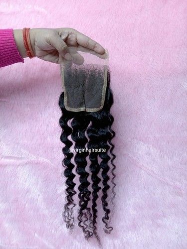 Natural Black Curly Human Hair