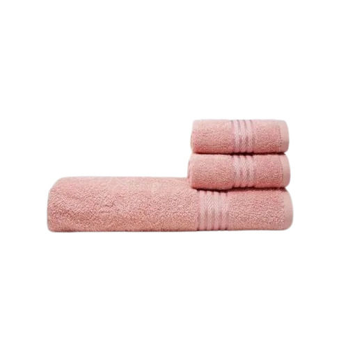 Ariandne Cotton Bath Towels - Color: Pink