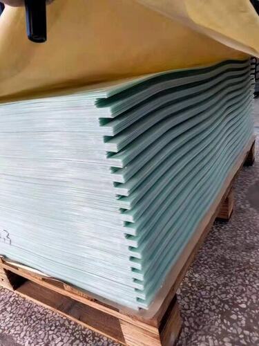 Light Green Epoxy Resin Fiber Glass Cloth Laminated Insulating Sheet 0.1 To 100Mm Thickness