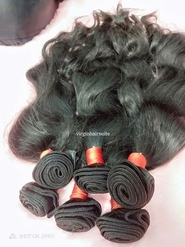 Black Virgin Remy Weft Human Hair