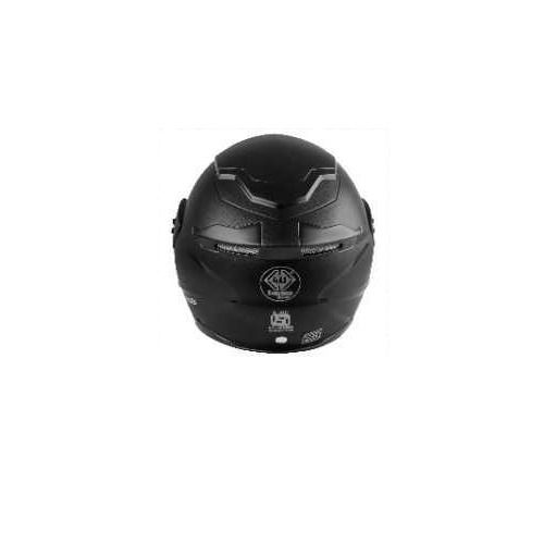 Full Face Motorcycle Helmet - High Grade Plastic, Free Size, Matte Black | Comfortable Fit, Best Lock Grip, Stylish Design