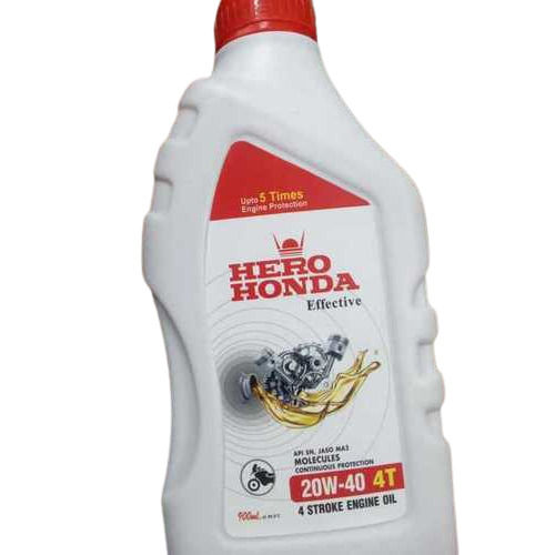 Hero Honda 4 Stroke 20W-40 4T Engine Oil Application: Two Wheeler Vehicles