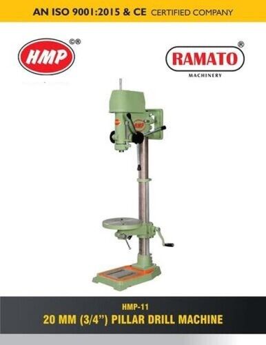 Metal Hmp 11 20Mm Eco Light Duty Round Pillar Drilling Machine With Drilling Capacity Of 20 Mm