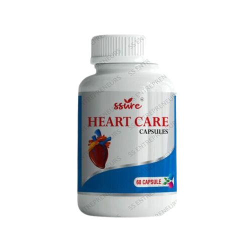 Herbal Heart Care Capsules Pack of 60 Capsules in Bottle