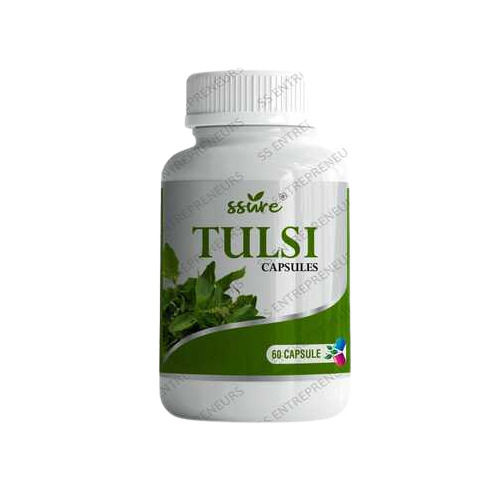 Panch Tulsi Capsules Pack of 60 Capsules in Bottle Pack