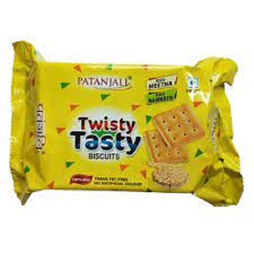 Normal Patanjali Twisty Tasty Delicious Taste Crispy Krack Jack Biscuits