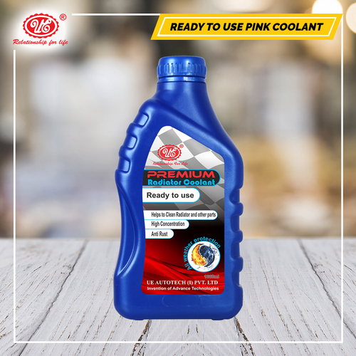 Ue Premium Radiator Coolant Ready To Use Pink (1 Liter) Pre Mixed