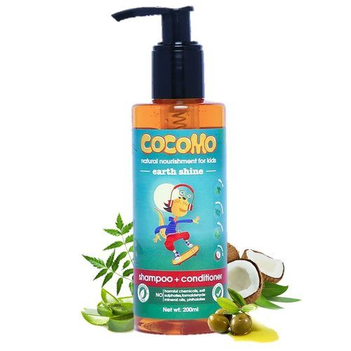 Hair Treatment Products Cocomo Natural Olive And Coconut Oil Kids Shampoo And Conditioner