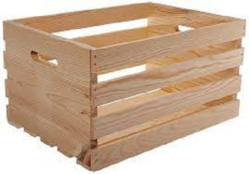 Wood Brown Color, Recycled, High Strength, Eco Friendly, Wooden Pallet Box