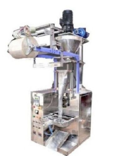 Silver Fully Pneumatic Clutch And Break Auger Filler Pouch Packing Machine