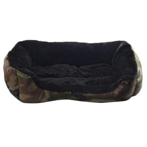 Camouflage Print Medium Size Pet Puppy/Cat Woolen Sleeping Bed For Home