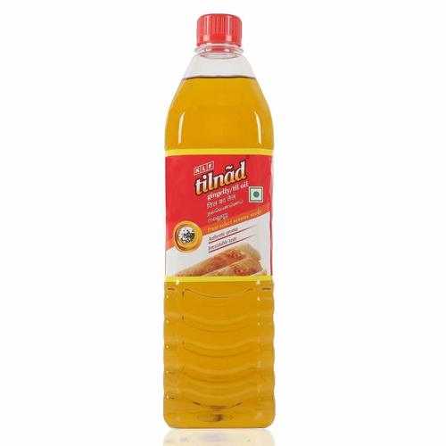 Organic Klf Nirmal Tilnad Gingelly Til Edible Oil, 1L Bottle Pack For Cooking Use