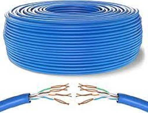 Cat 6 High Definition High Bandwidth Universal Connectivity Blue Networking Cable 