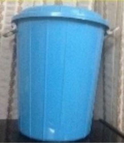 Portable Blue 40 Liter Capacity Plastic Drum With Lid And Handle For Home